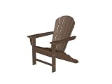 Recycled Venice Beach Outdoor Patio Adirondack Chair - Chocolate Brown