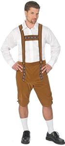 Adult Men's German Lederhosen Halloween Costume