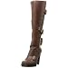 Nine West Women's Vanalee Boot,Dk Brown Leather,7.5 M