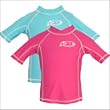 Girls UV Solid Rash Guard Top