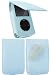 yooZoo Leather Flip Case for Apple iPod 80GB Classic & 30GB Video 5G with Belt Clip, Lanyard, and Screen Protector Horizon Blue