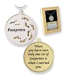 FOOTPRINTS Necklace Gift Boxed