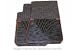WeatherTech W36 Floor Mats,  Front Rubber, Mercedes S55 01-04, Black