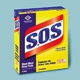S.o.s. Steel Wool Soap Pads, Extra Thick, 15 Pads Per Box, 12 Boxes Per Case.