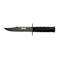 Survival Knife with Sheath- Black(8.5")