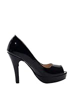 Shoe Botique 34 Salones Plataforma (Negro)
