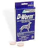 D-Worm Dog Wormer Chewable Tablets for Large Dogs