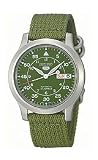 Seiko 5 Nylon Green Dial Men's watch #SNK805