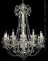 Schonbek Worldwide 1348 12 Light Imperial Chandelier, Silver