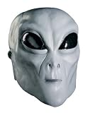 Grey Alien Latex Costume Mask