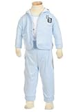 Bebini 3-Pc Track Suit with Happy Hippo Theme