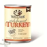 Wellness Canned Dog Food for Adult Dogs, 95% Turkey , 12-Pack of 13.2 oz. Cans