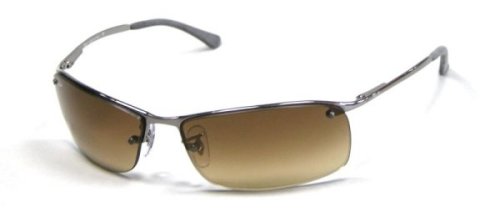 Ray Ban Sonnenbrille Top Bar Square Gunmetal(63)