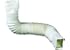 Flex-Drain 85010 Downspout Extension, White