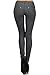 Womens Pull On Cotton Blend Color Jeggings Grey Medium-Large