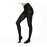 Nu Leg ® Soft and Opaque Tights - Black (Regular Adult Size)