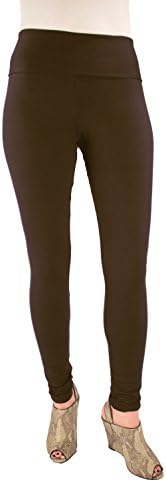 Hold Your Haunches "As Seen on Shark Tank" Women's Sleek Cheeks Leggings-XL-Brown