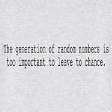 Random numbers T-shirt