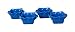 BIA Cordon Bleu Wavy 5-Ounce Square Ramekins, Set of 4, Slate