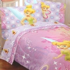 Fairies Tinkerbell Whimsy 4pc Twin Bedding Set