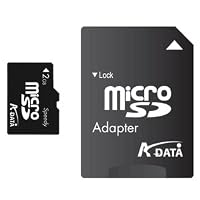 A-DATA Turbo 8 GB Class 6 microSDHC Flash Memory Card with SD Adapter 8GUSDHC6