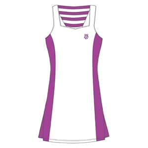 K-SWISS Game II Ladies Dress, White/Purple, M