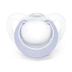 NUK 10175034 - Silkon Beruhigungssauger (Schnuller) Genius f�r Jungen, extra soft, naturgeformt, Gr. 1, von 0 bis 6 Monate, 1 St�ck