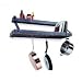 Kitchen & Housewares : Enclume PR8c Deep Bookshelf with Shelf Premier Wall Rack, Hammered Steel