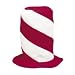 Red and White Swirl Stovepipe Hat [Toy]