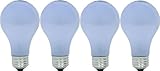 GE Lighting 48689 75-Watt A19 Reveal Bulbs, 4-Pack
