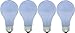 GE Lighting 48689 75-Watt A19 Reveal Bulbs, 4-Pack