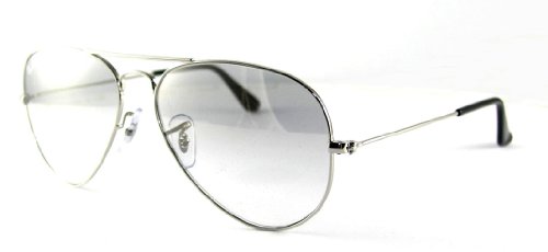 Ray Ban Sunglasses Aviator Large Metal RB3025 003/3G Silver/White GSM 58mm