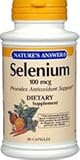 Selenium 100 mcg 90 Caps Nature's Answer