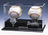 MLB Double Baseball Display Case