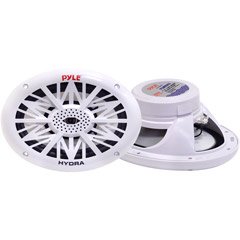 PYLE PLMR692 260 Watts 6-Inch x 9-Inch 2 Way White Marine Speaker