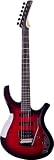 Parker Dragonfly Series DF724BCB Flame Top Electric Guitar, Black Cherry Burst