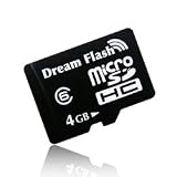 DreamFlash microSDHC 4GB ブラック DF-MISD４GB 完全防水 CLASS6 著作権保護機能 5年保証 SDアダプター付の画像