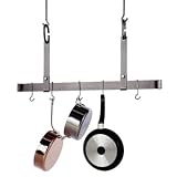 Review Enclume PR11-36 SS / Enclume PR11-36-SS 36-Inch Adjustable Bar Premier Ceiling Rack, Stainless Steel