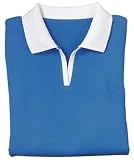 Port Authority - Ladies Split Placket Sport Shirt Faded Blue-XXL