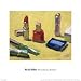 Blue Eye Shadow Art Poster by Peggi Kroll-Roberts - 13 x 13