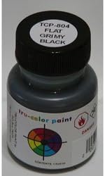Tru Color Paint Flat Brushable Grimy Black 1oz