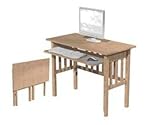 Mission, Computer Desk With Computer Key Board, Foldable By Winsome Wood
