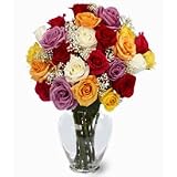 Two Dozen Rainbow Roses