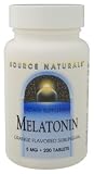 Source Naturals – Melatonin Orange, 5 mg, 200 sublingual tablets