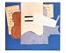 Feuille de Musique et Guitare by Pablo Picasso. Size 16.49 inches width by 14.41 inches height. High Quality Art Poster Print