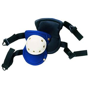 Custom Leathercraft V6355 Light Weight Easy Swivel Kneepads W  Plastic Cap by Custom Leathercraft