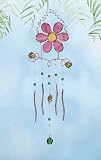 Daisy and Hum Stained Glass Wind Chime