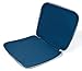 DURAGADGET Blue Water & Shock Resistant Soft Case with Dual Zips - Suitable for Sylvania 9-Inch Swivel Screen DVD/CD/MP3 Portable DVD Player