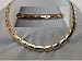 Contemporary Gold and Silver Necklace/BraceletSet
