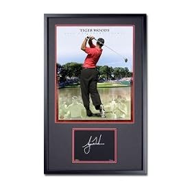 Tiger Woods 2006 PGA Champ. 16x20 w/Cut Signature